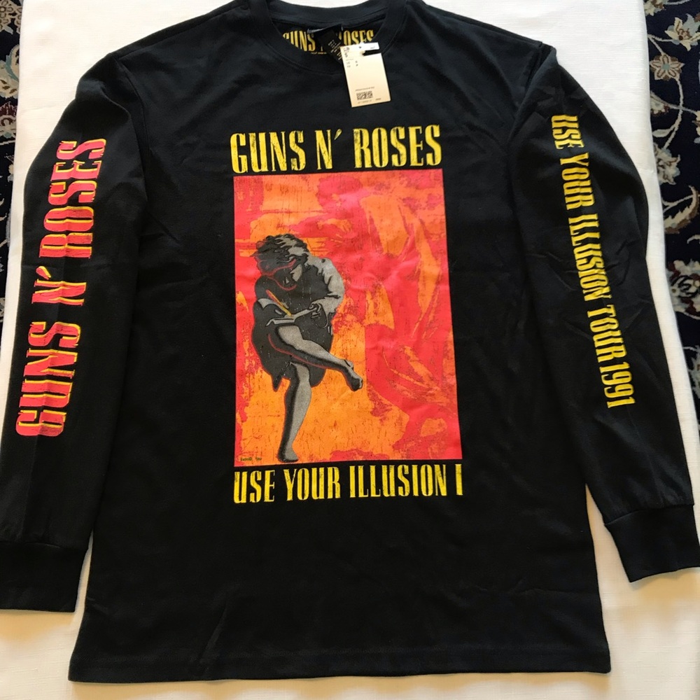 GUNS N ROSES Long Sleeve T-shirts NEW With Tag S, M, L, NWT